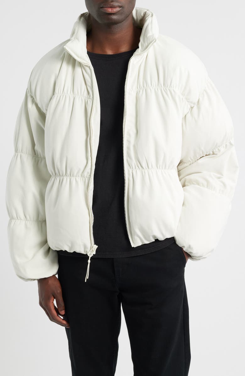 PacSun Eighty 3 Channel Puffer Jacket, Main, color, Cream