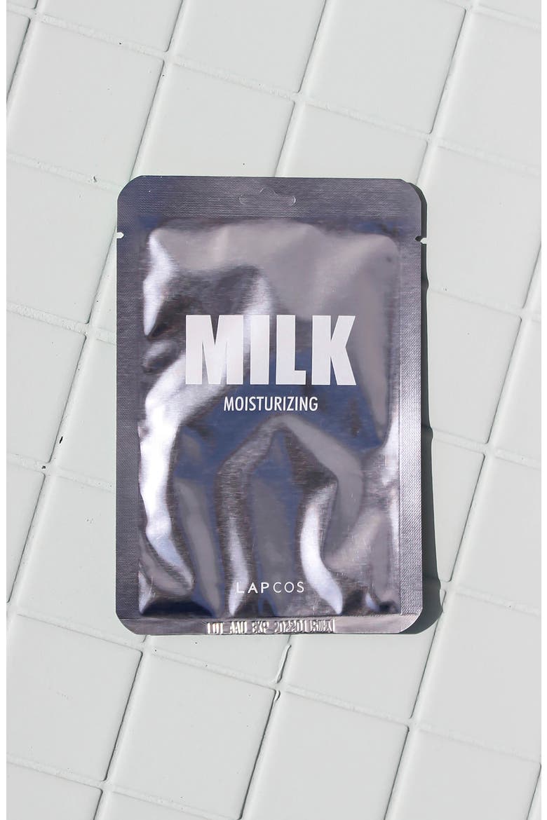 Milk Hydrating Sheet Mask, Alternate, color, WHITE