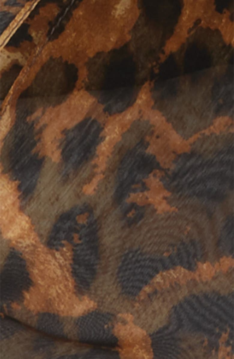 Saint Laurent Grand Lavalliere Silk Scarf, Alternate, color, 