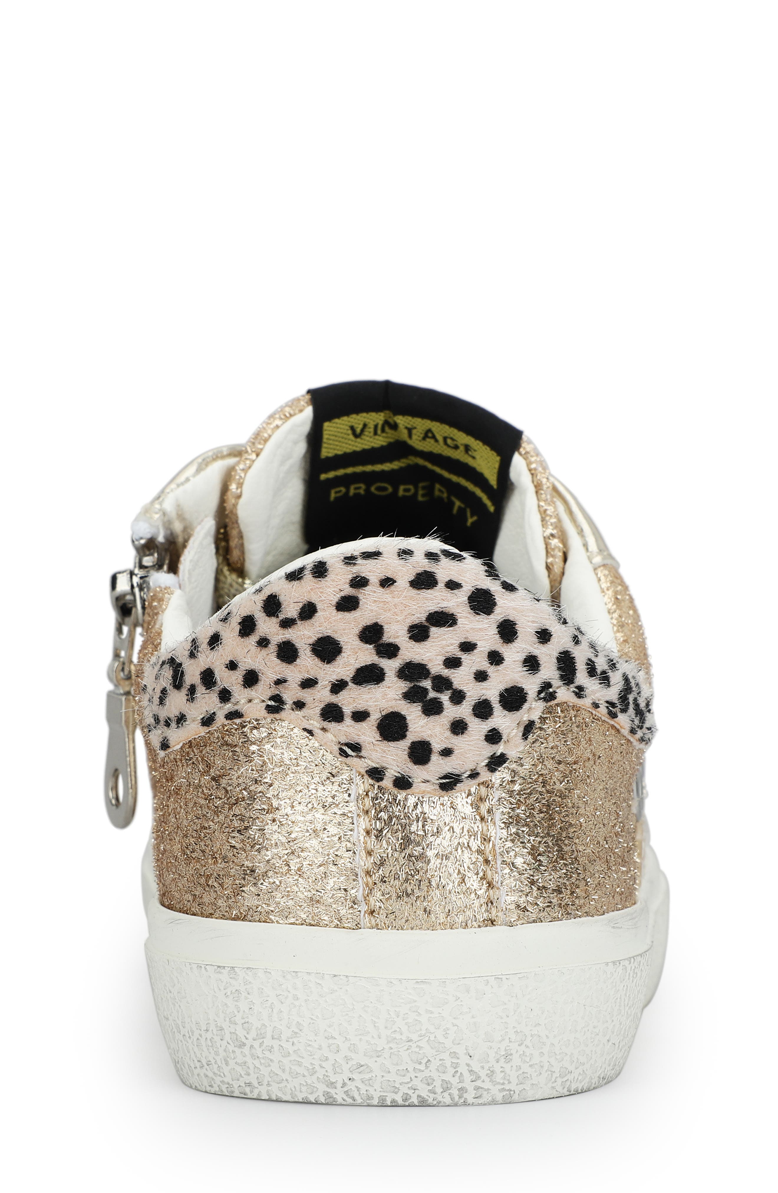 Vintage Havana Kids
 Adalene Low Top Glitter Sneaker, Alternate, color, Rose Gold Glitter Multi