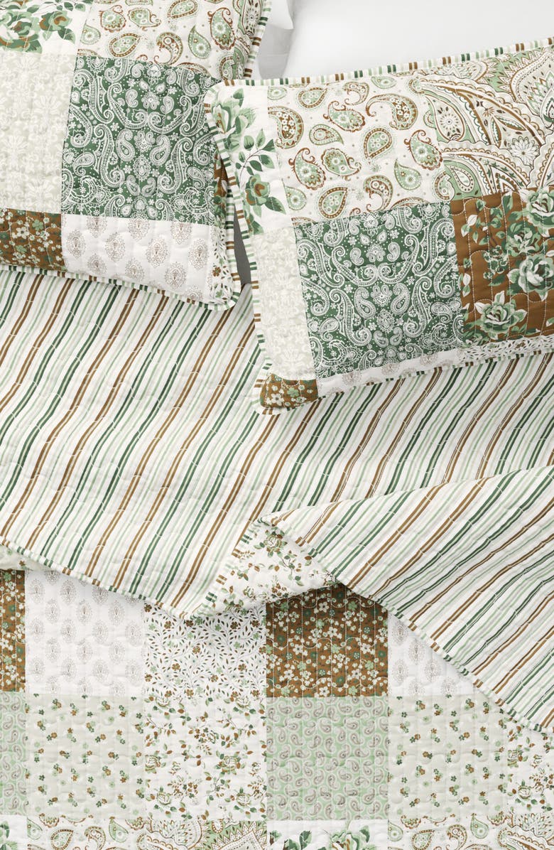 Woven & Weft Summer Lodge Reversible Quilt Set, Alternate, color,