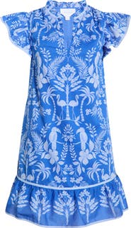 SUGARLIPS Davina Floral Egga Shift Minidress