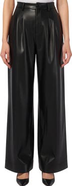 CAMI NYC Andorra High Waist Faux Leather Pants