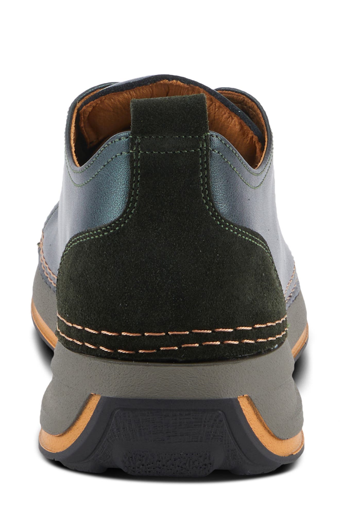 Spring Step Angolan Sneaker, Alternate, color, Dark Green Metallic
