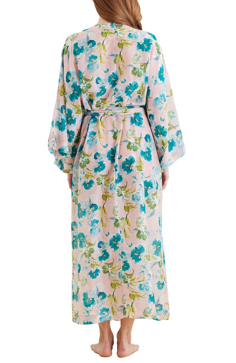 Papinelle Audrey Floral Cotton & Silk Wrap, Alternate, color, 