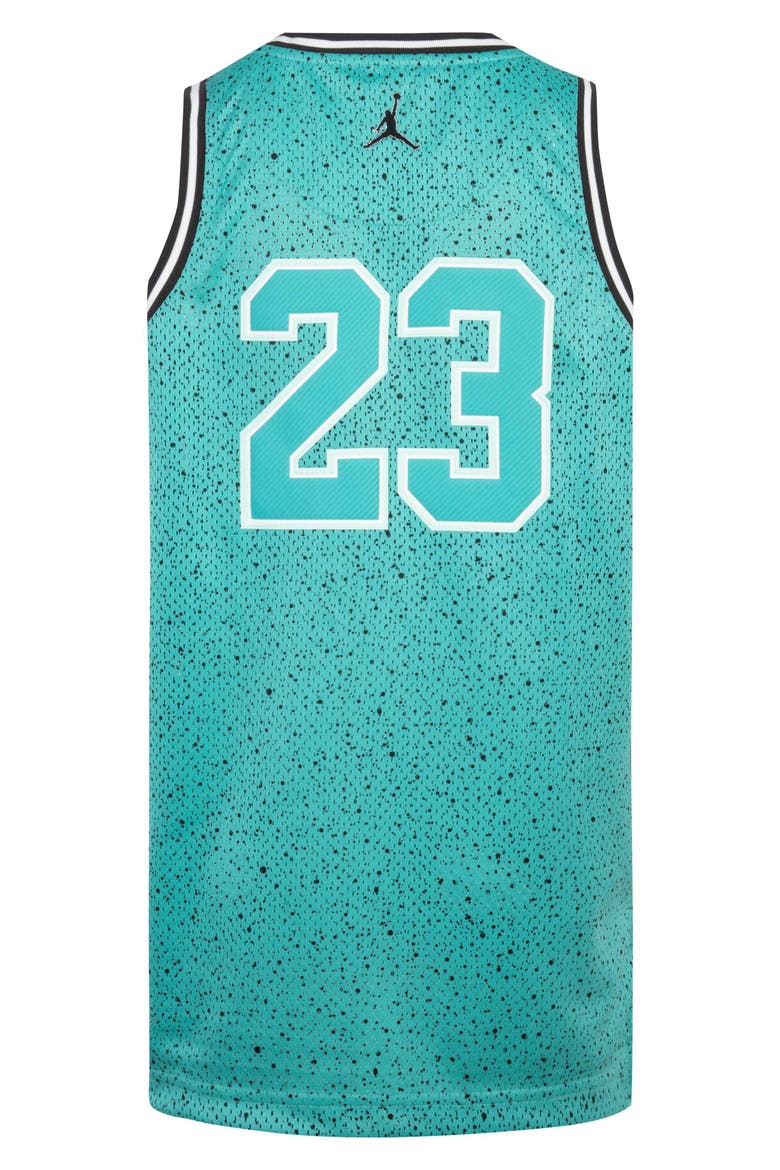 Kids' Play Off Speckle Sleeveless Mesh Jersey, Alternate, color, B5PWASHED