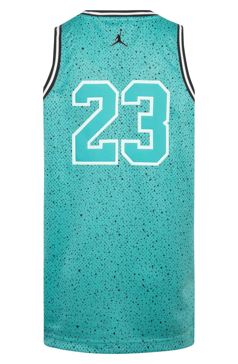 Jordan Kids' Play Off Speckle Sleeveless Mesh Jersey, Alternate, color, Washed Teal