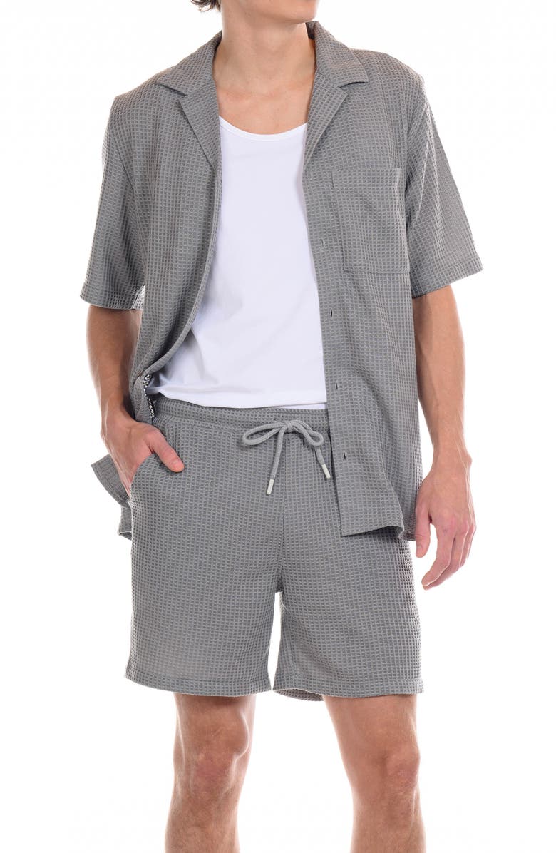 Original Paperbacks Chandler Waffle Textured Camp Shirt, Alternate, color,