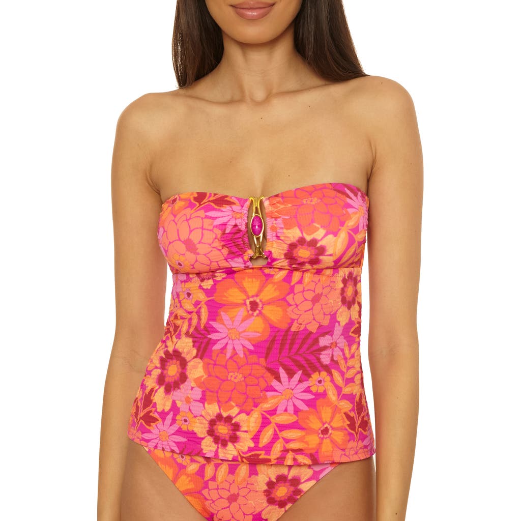 Bca By Rebecca Virtue Copacabana Tankini Top In Multi