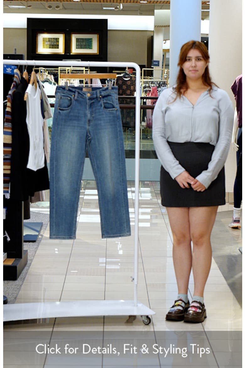 Kit Mid Rise Ankle Baggy Straight Leg Jeans video