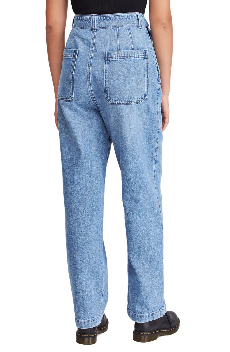 BDG Urban Outfitters '80s Acid Wash HIgh Waist Mom Jeans, Alternate, color, 