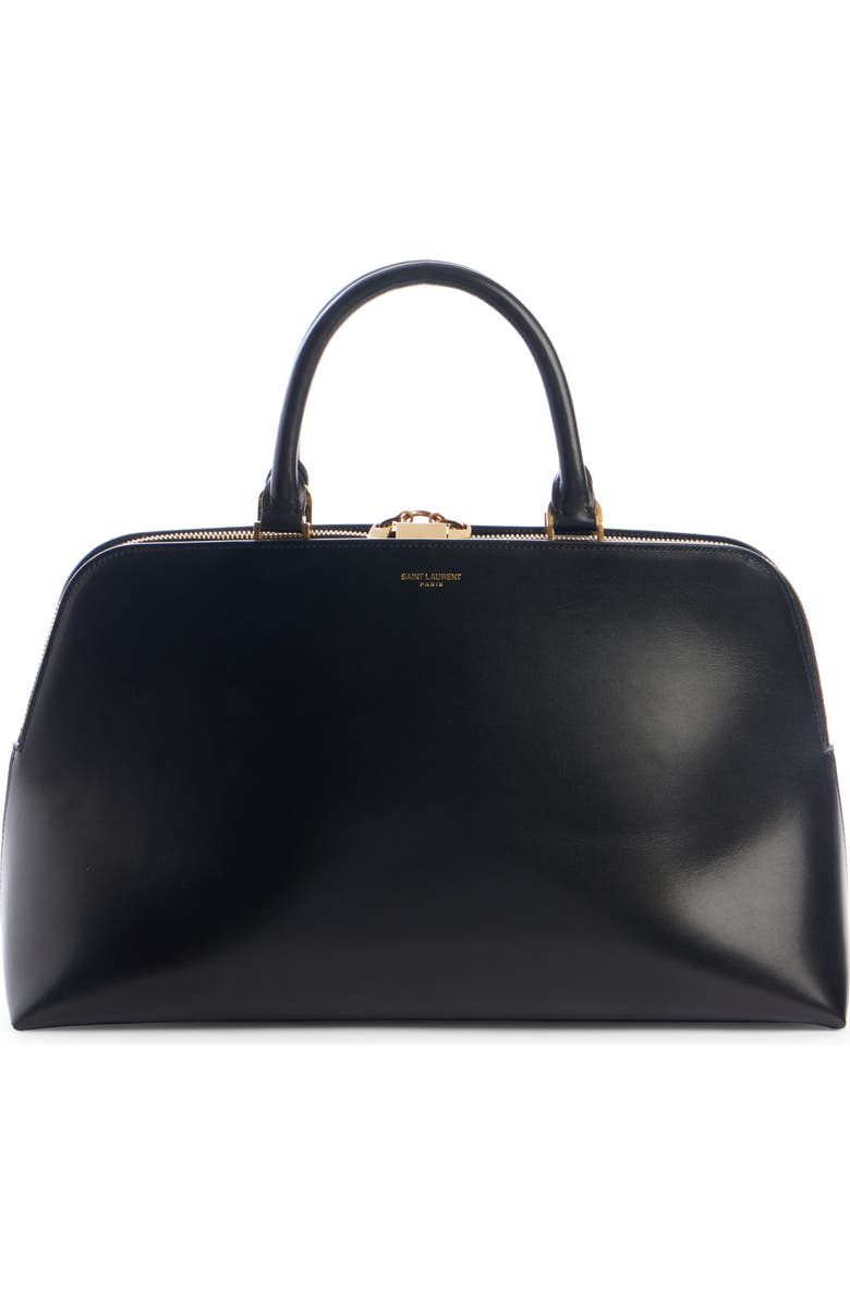 Saint Laurent Sac de Jour Leather Duffle Bag, Main, color,