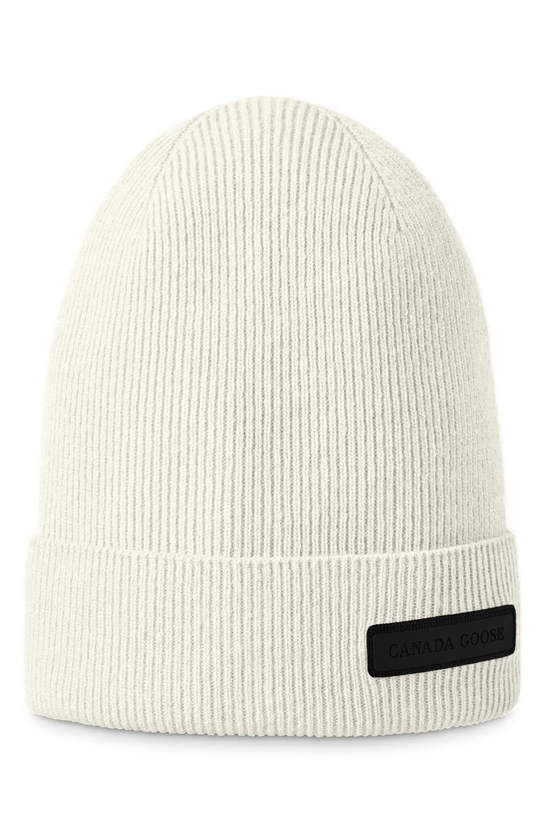 Canada Goose Lightweight Recycled Cashmere & Wool Beanie, Main, color, 