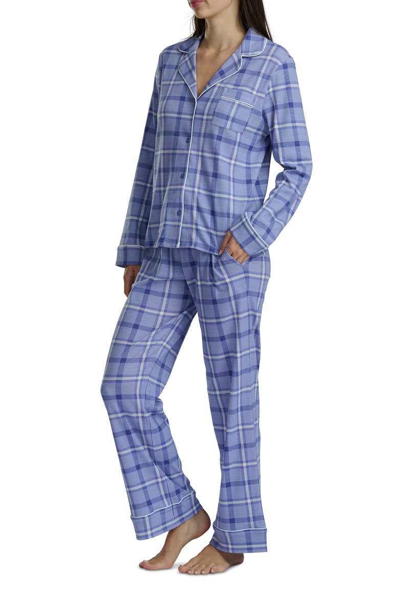 Knit Pajamas, Alternate, color, WINTER PLAID