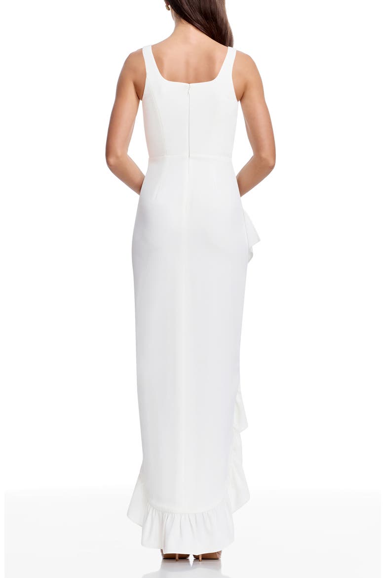 Charlene Ruffle Gown, Alternate, color, OFF WHITE