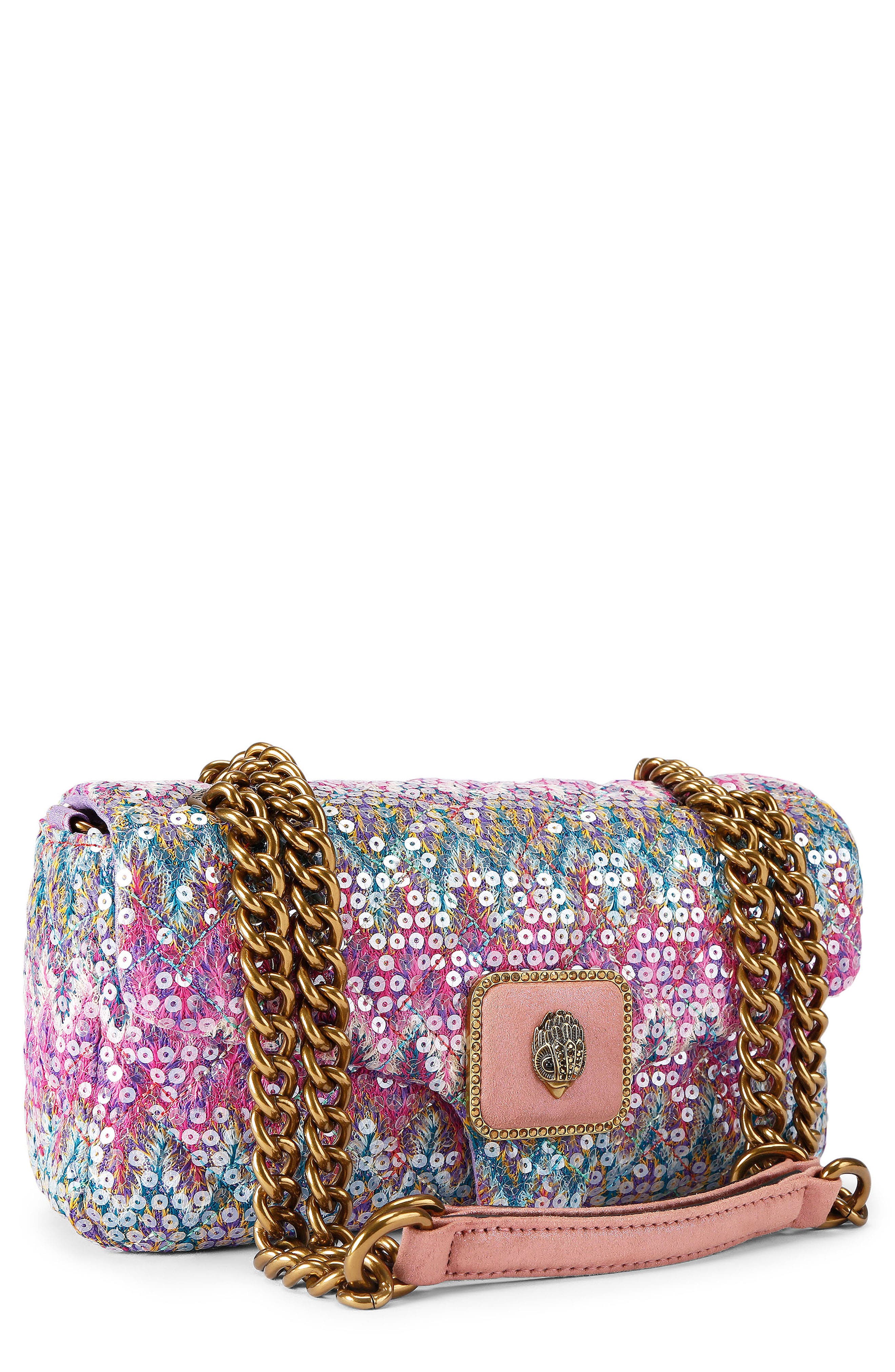 Kurt Geiger London Pimlico Convertible Crossbody Bag, Alternate, color, Pink Multi