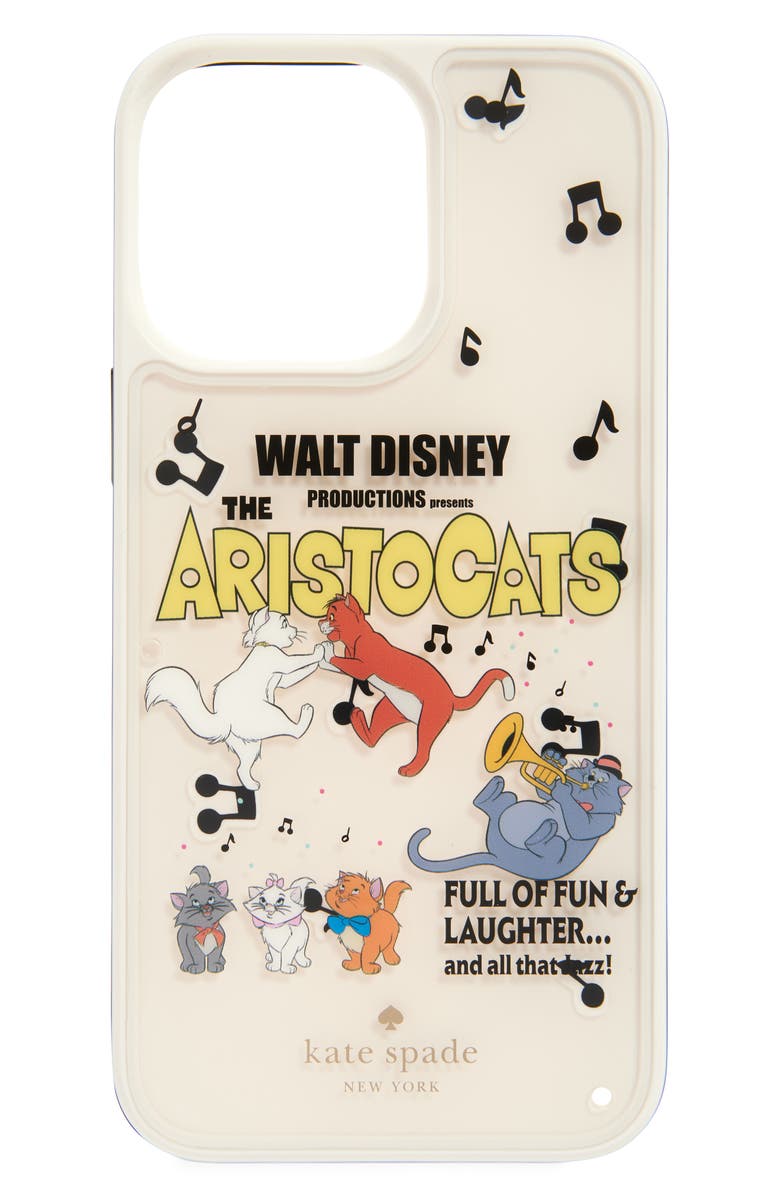 Kate Spade New York X Disney's<sup>®</sup> Aristocats iPhone 14 ProMax Case, Main, color,