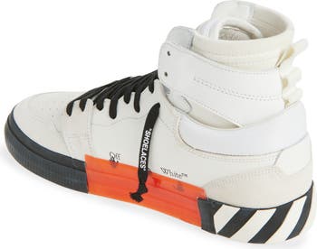 High Top Vulcanized Leather Sneaker