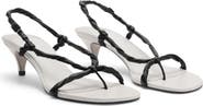 MANGO Slingback Kitten Heel Sandal