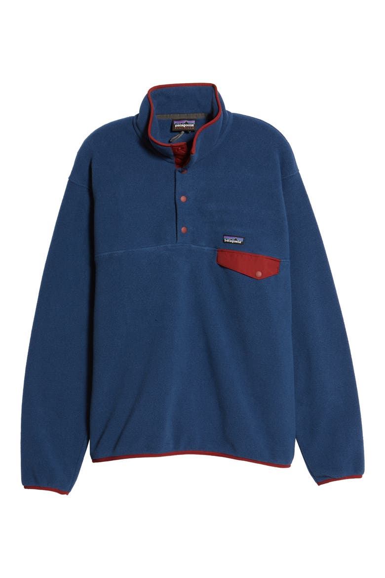 Synchilla® Snap-T® Fleece Pullover, Alternate, color, STONE BLUE