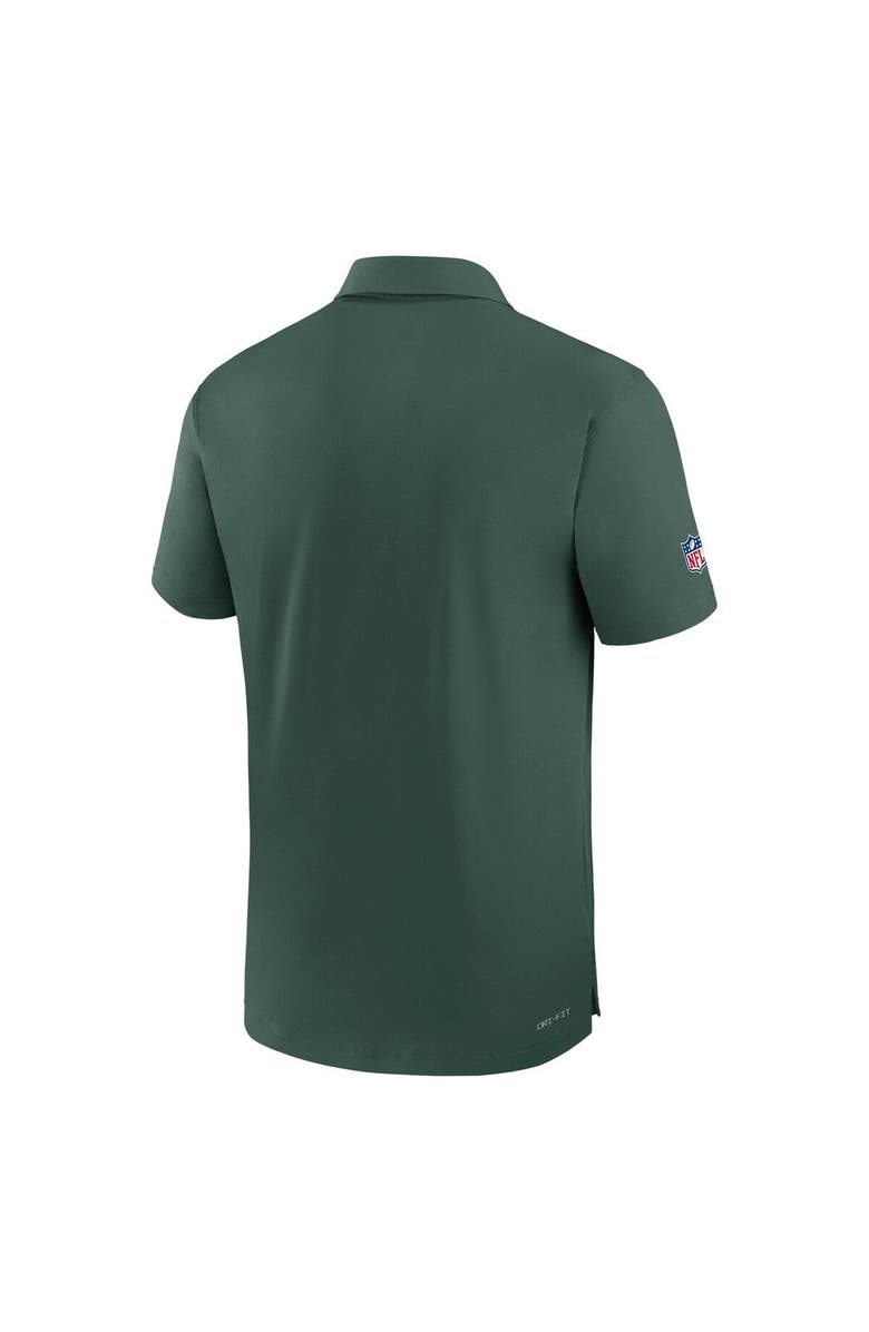 Nike Men's Nike Green Green Bay Packers Sideline Coaches Performance Polo, Alternate, color, Green