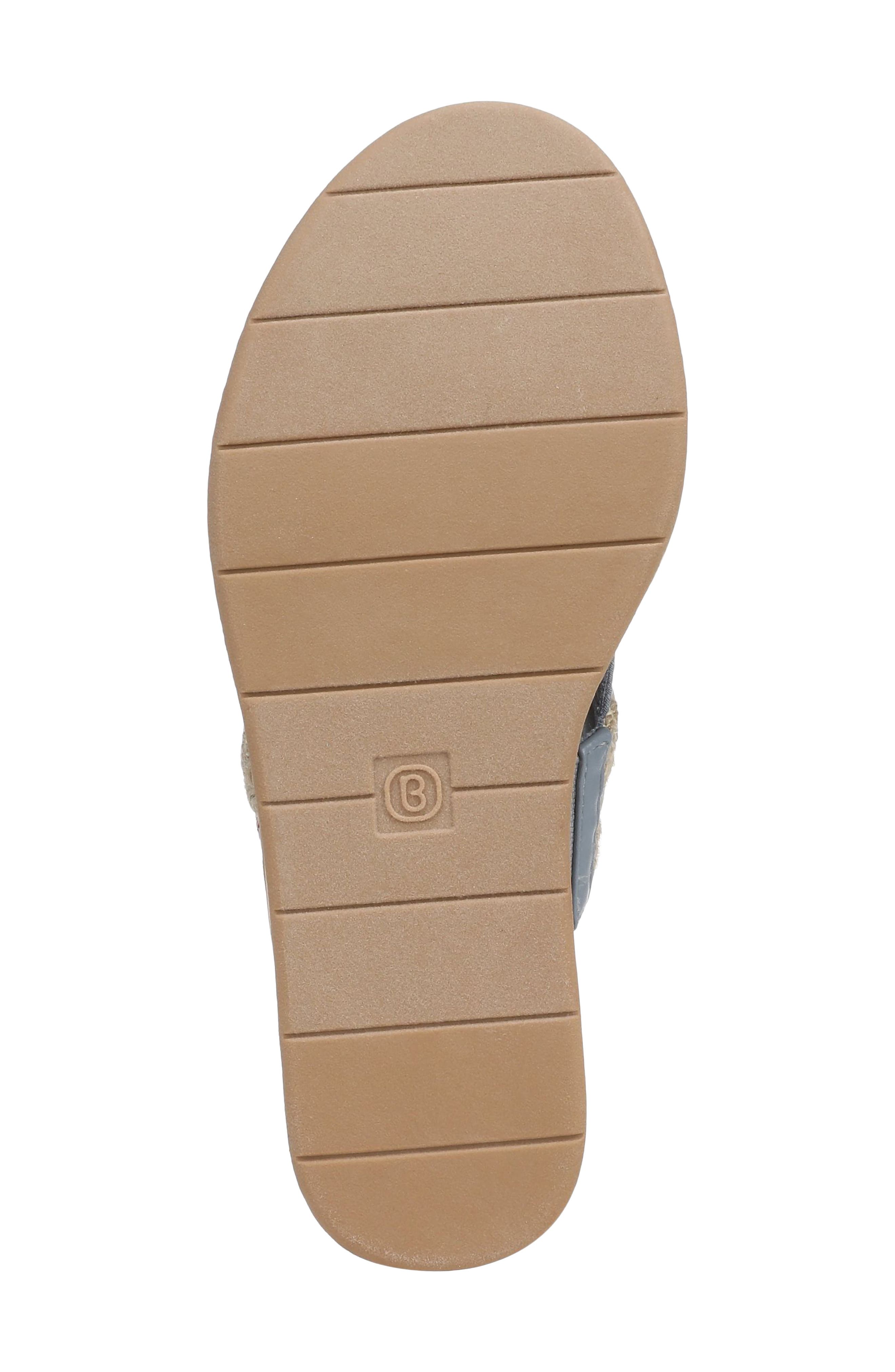 Birdie Wedge Flip Flop, Alternate, color, NATURAL TAN/ BLUE MULTI