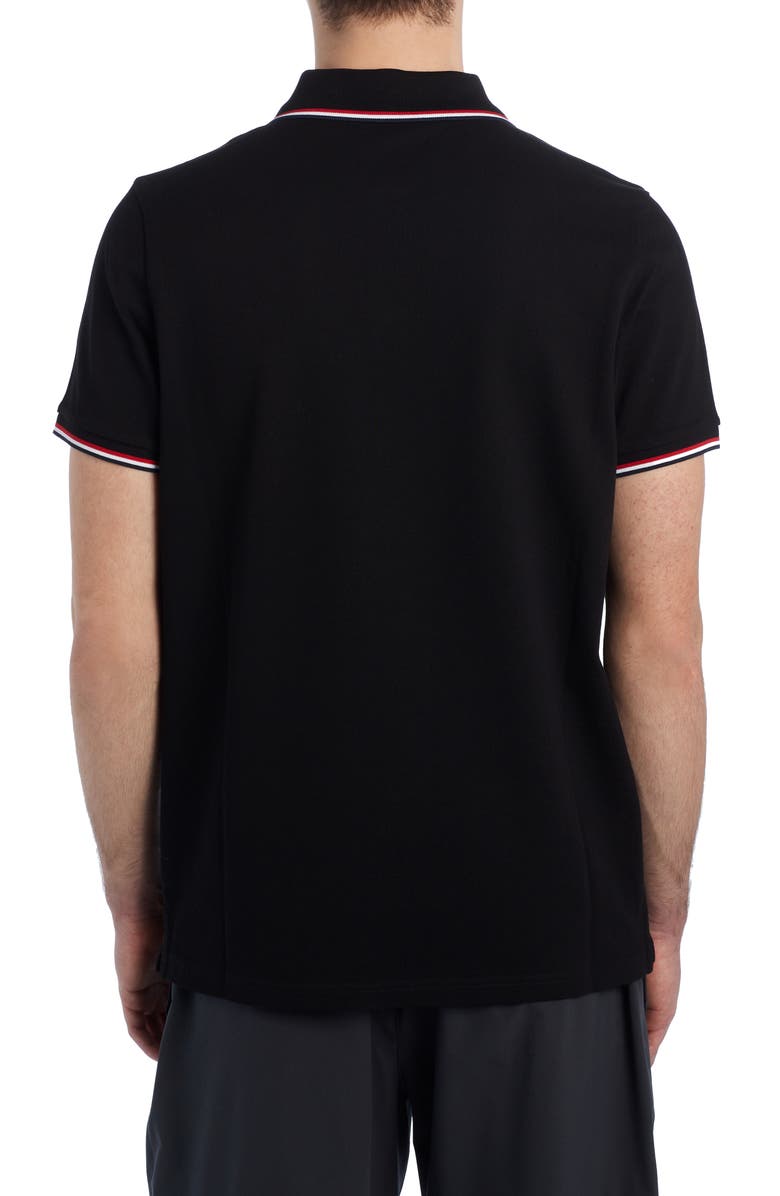 Moncler Tipped Short Sleeve Polo, Alternate, color, 