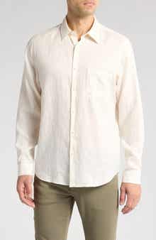 Theory Irving Linen Button-Up Shirt