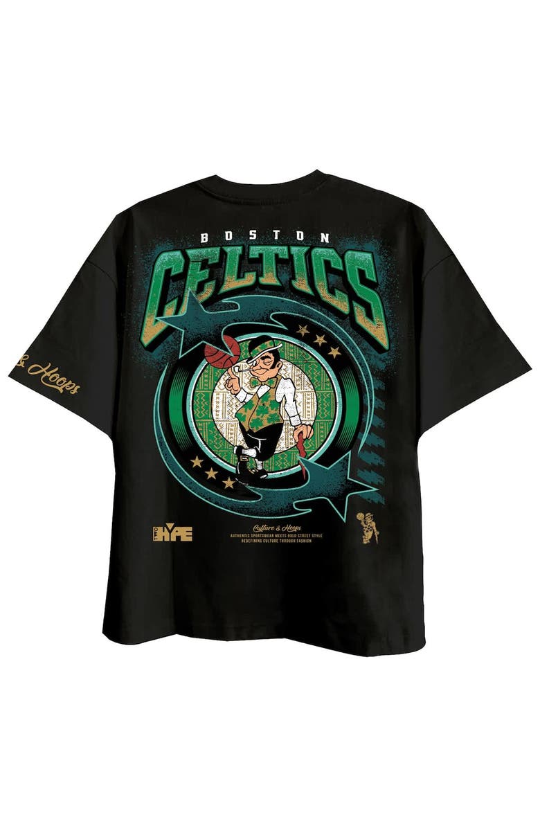 Two Hype Men's Two Hype Black Boston Celtics Drip & Dime Collection Premium T-Shirt, Alternate, color, 