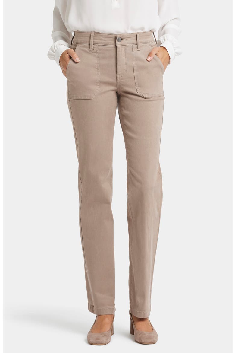 Marilyn Utility Pocket Straight Leg Jeans, Main, color, COUNTRY OAK
