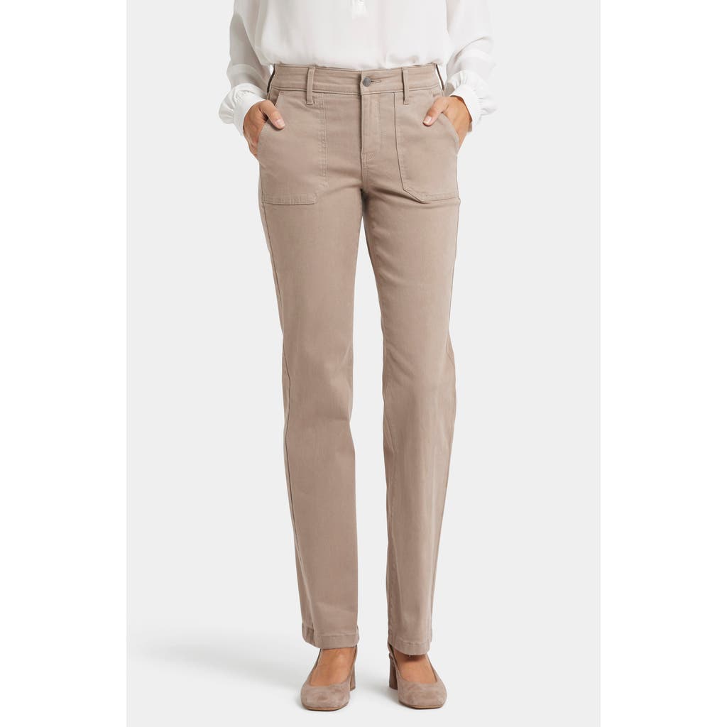 Nydj Marilyn Utility Pocket Straight Leg Jeans