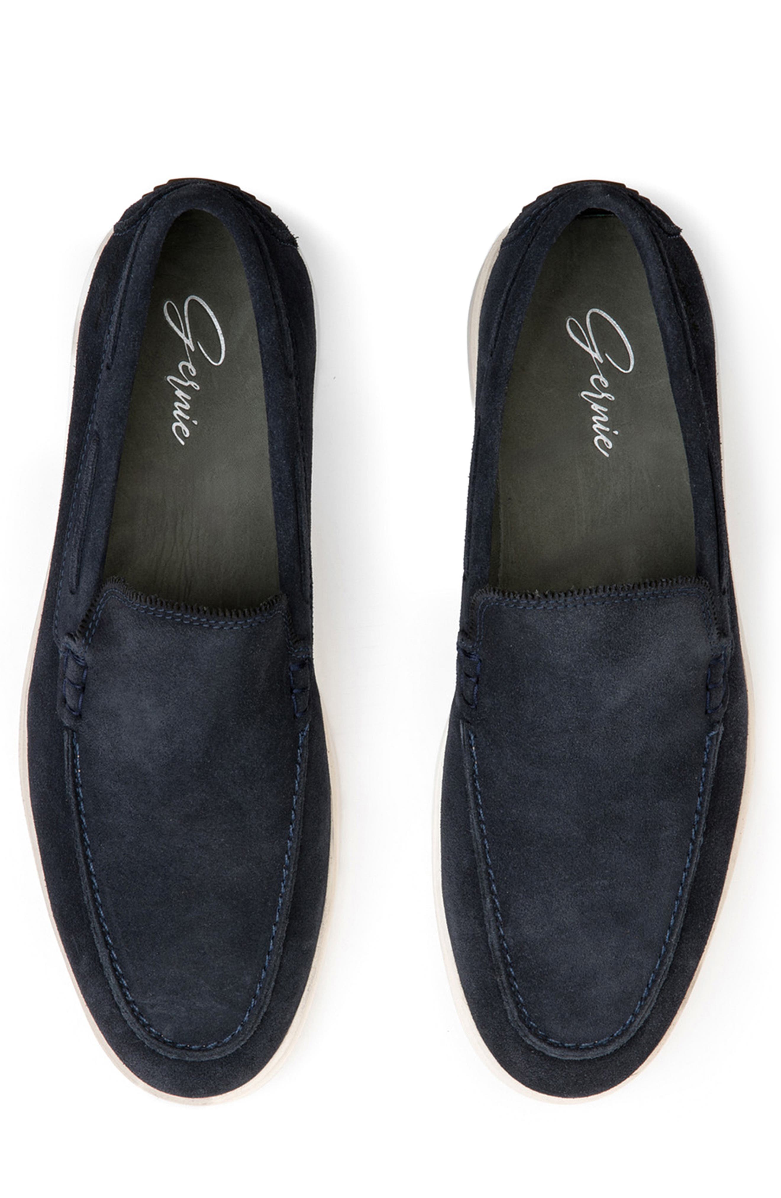 Venetian Low Top Loafer, Alternate, color, NAVY SUEDE
