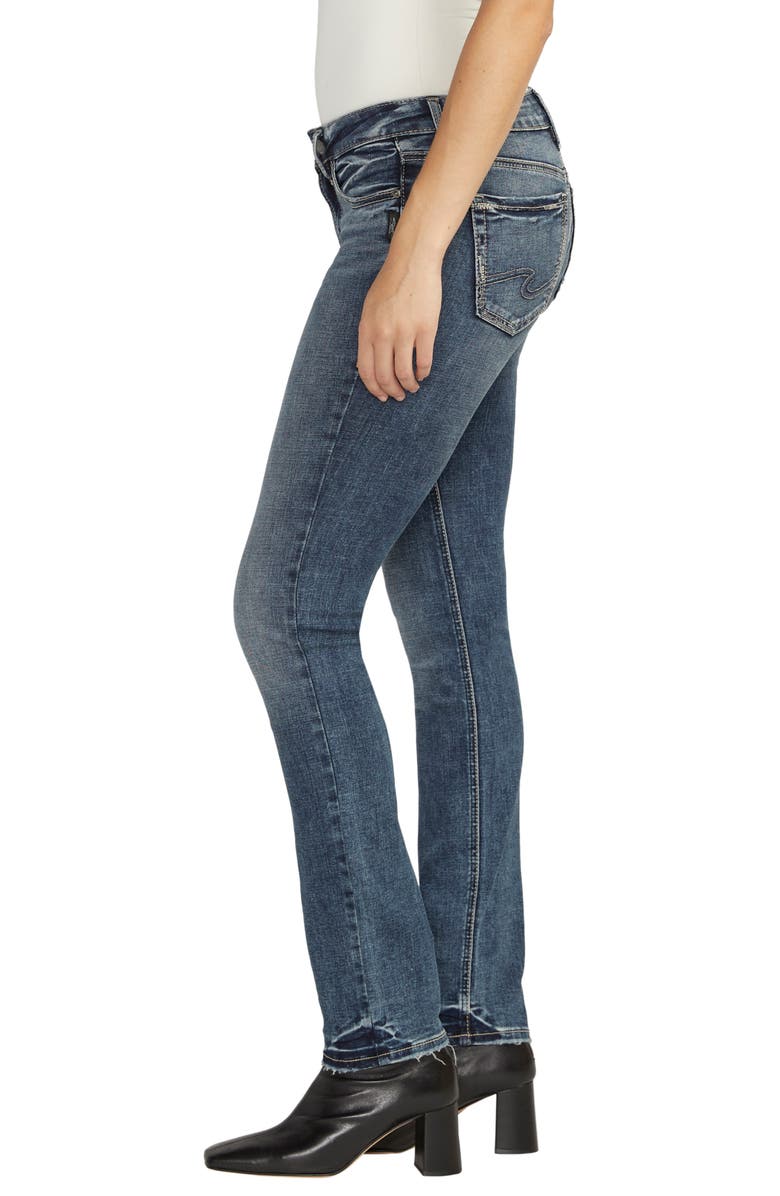 Silver Jeans Co. Suki Low Rise Straight Leg Jeans, Alternate, color, 