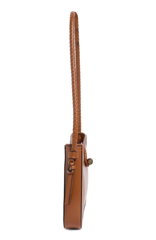 Isabel Marant Vigo Calfskin Leather Baguette Shoulder Bag In Brown