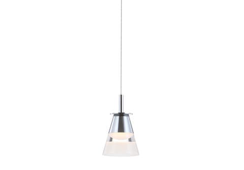 Alain 1-Light Adjustable Metal Integrated LED Pendant