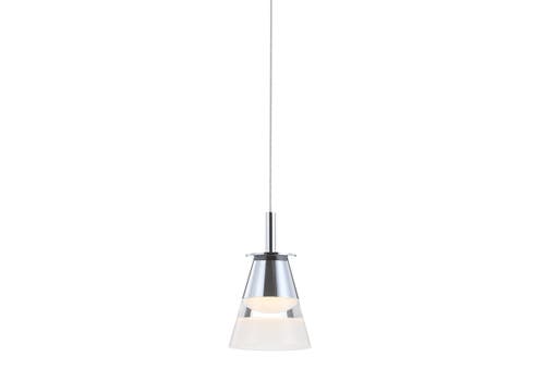Jonathan Y Alain 1-light Adjustable Metal Integrated Led Pendant In Neutral