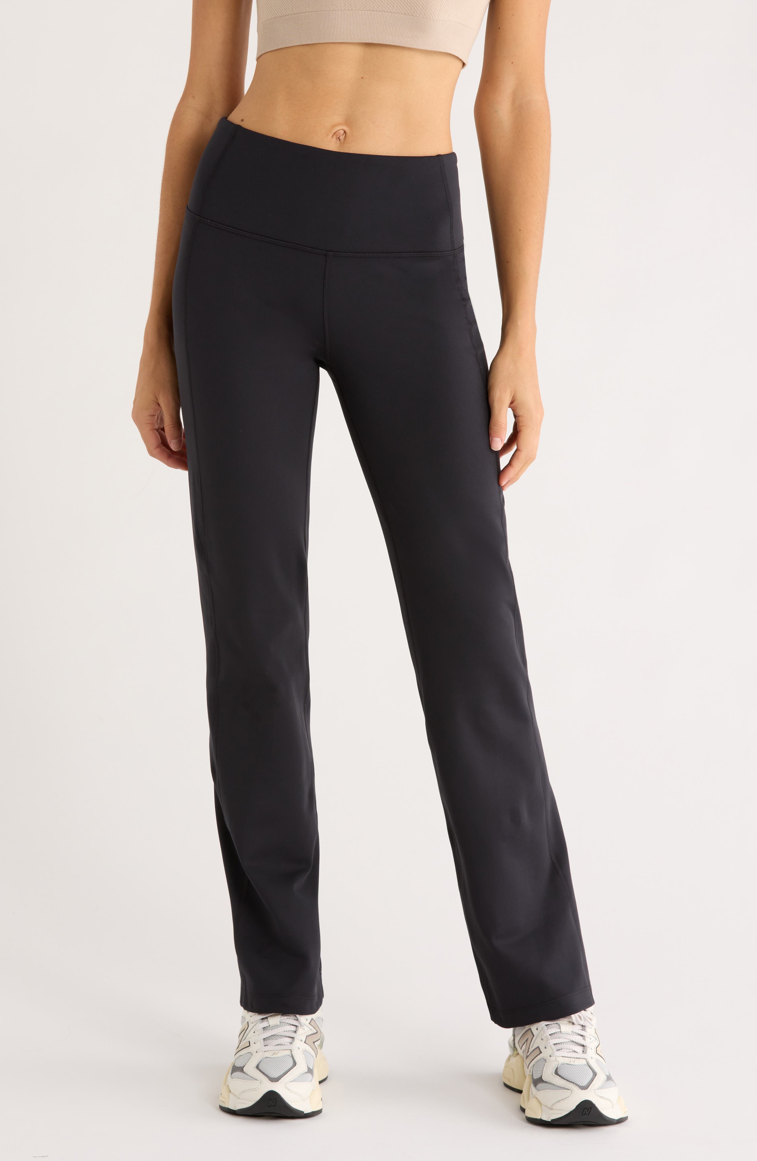 Zella Cozy Tech High Waist Straight Leg Pants