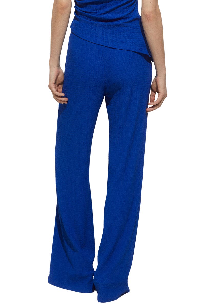 MANGO Atisa Wide Leg Pants, Alternate, color, Medium Blue