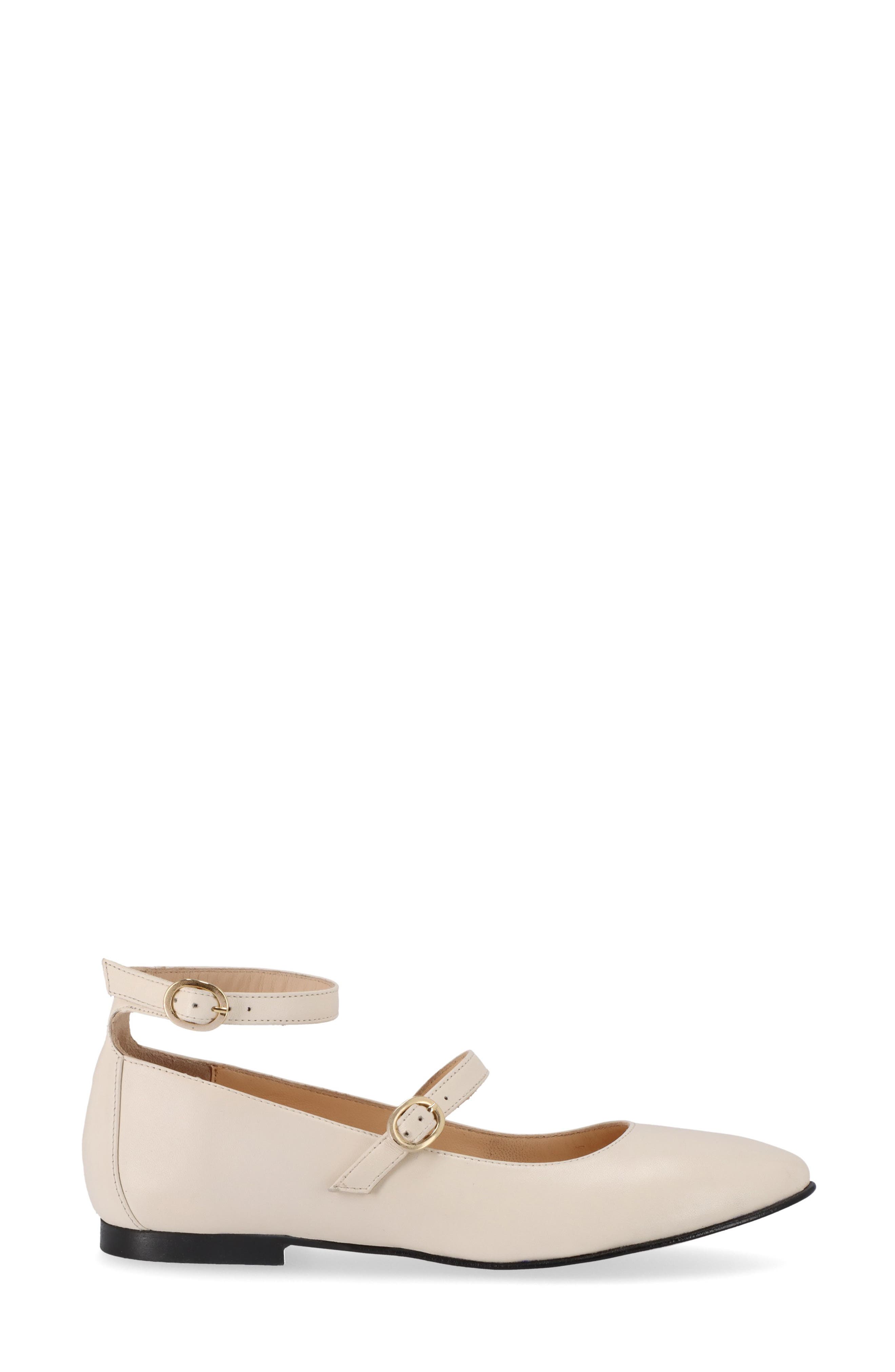 ALOHAS Evelyn Ankle Strap Mary Jane Flat, Alternate, color, 