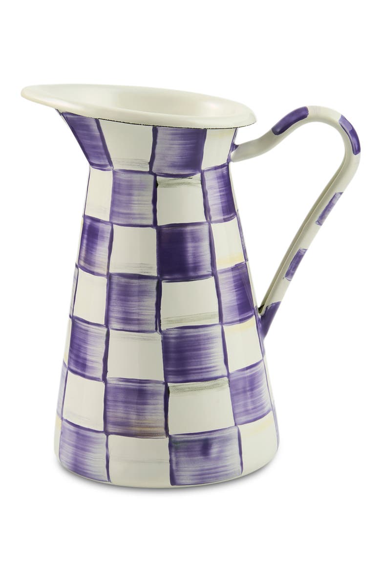 Violet Check Practical Medium Pitcher, Main, color, PURPLE