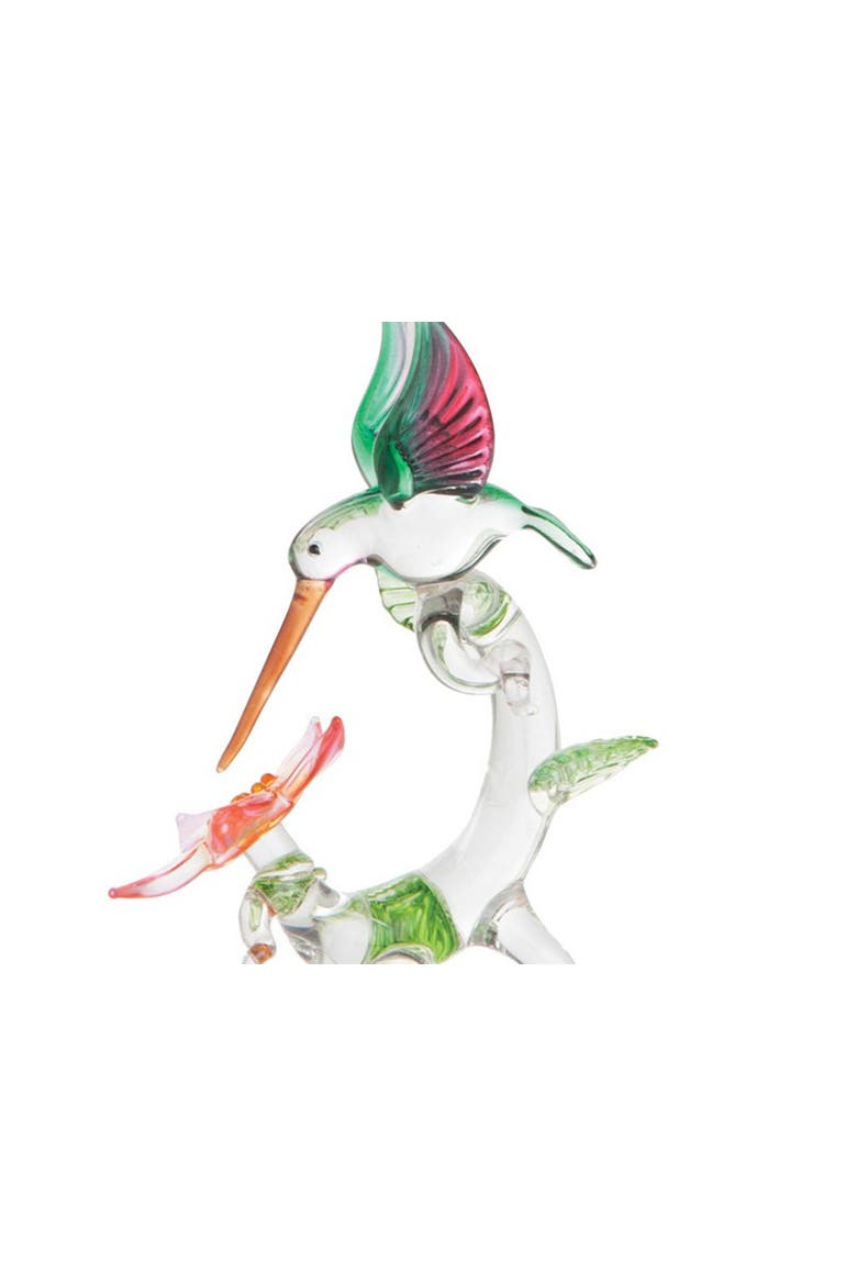 Hummingbird Garden Christmas Xmas Ornament A/2, Alternate, color, Green