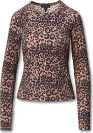 rag & bone Luca Print Long Sleeve Top