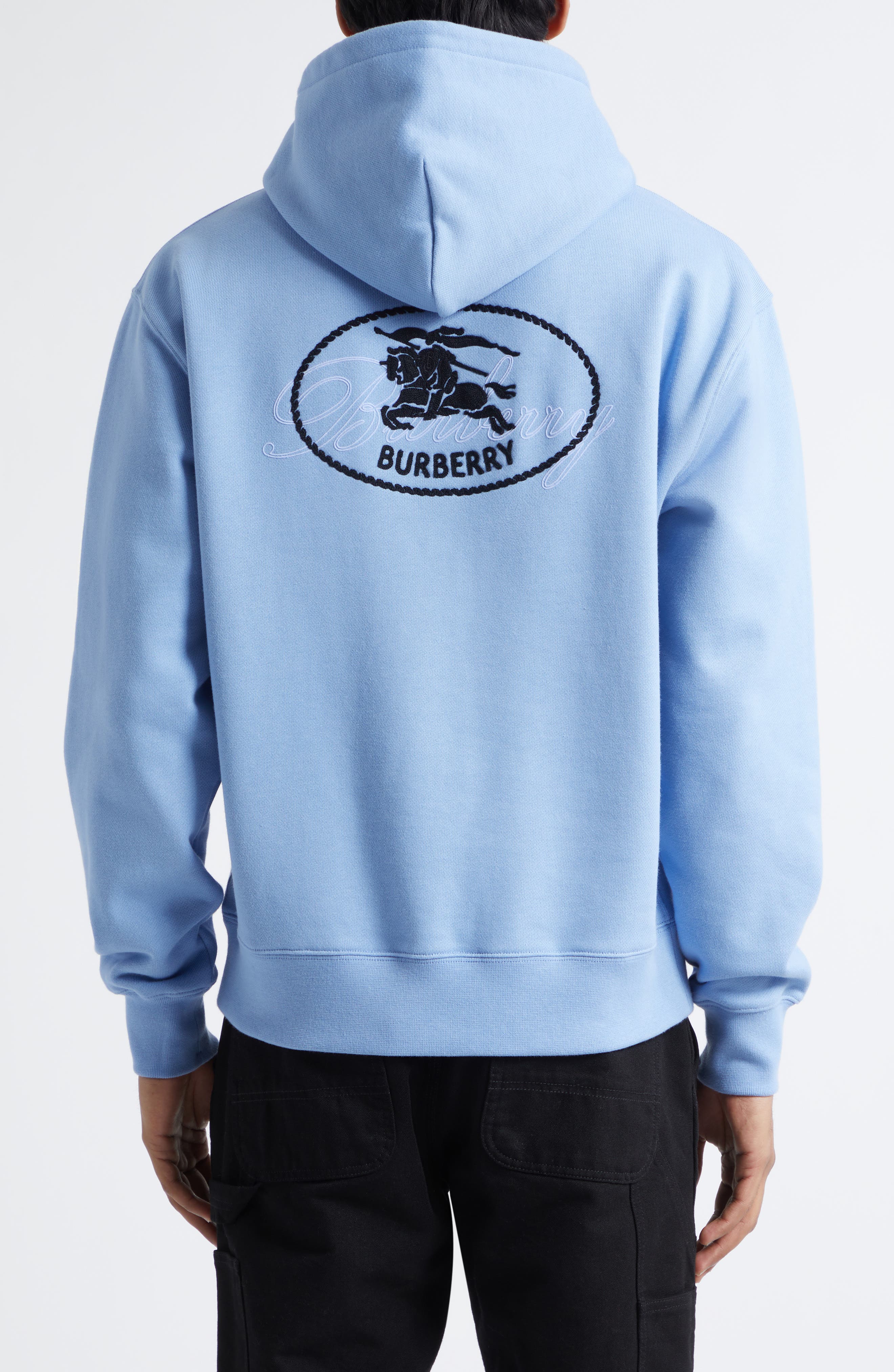 Burberry Reilly EKD Stamp French Terry Hoodie (Men) | Nordstrom