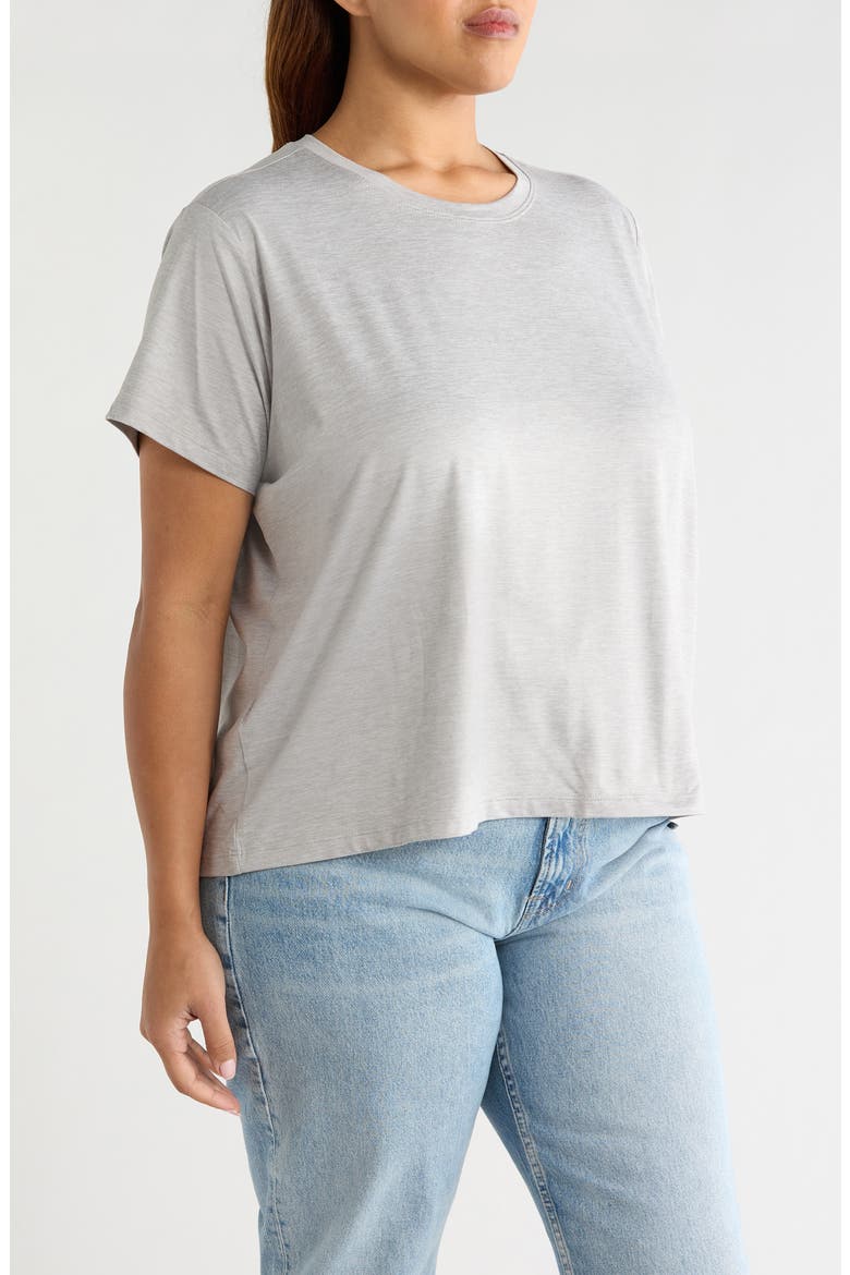 Perfect Box Cut T-Shirt, Alternate, color, LIGHT GREY MELANGE