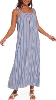 Petal & Pup Alessandra Stripe Cotton Maxi Dress