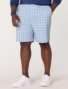 Reebok Big & Tall Plaid Tech Golf Shorts