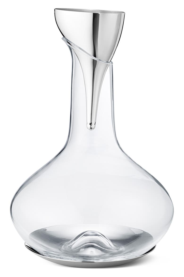 Sky Wine Aerating Funnel, Main, color, SILVER