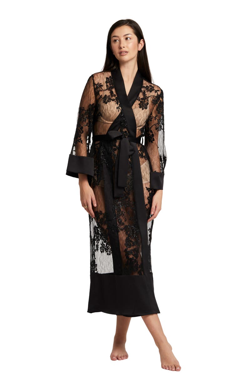 Rya Collection Charming Embroidered Lace Wrap, Alternate, color,