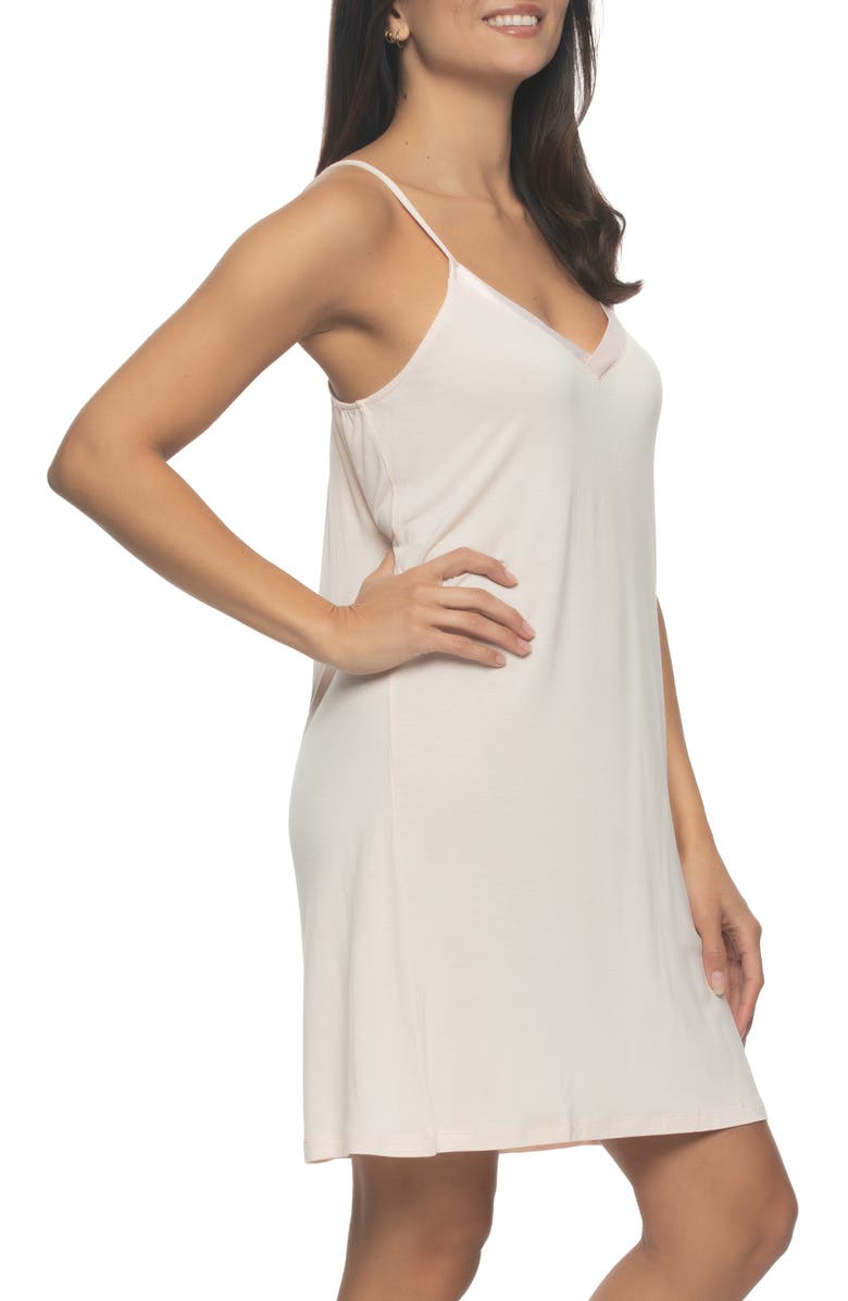 Felina Elysees Chemise, Alternate, color, Silver Peony