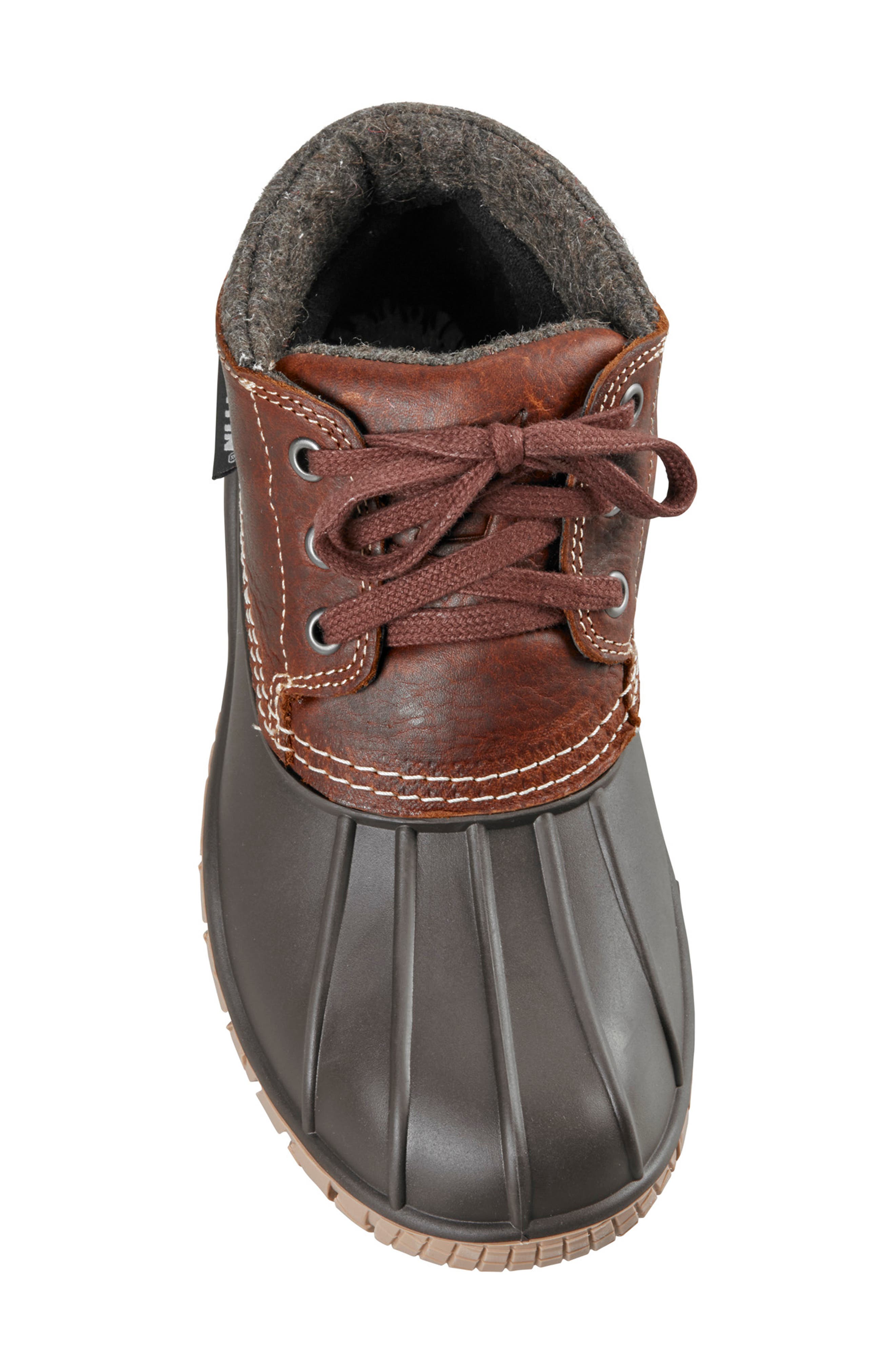 Whitetail II Lace-Up Ankle Duck Boot, Alternate, color, BROWN